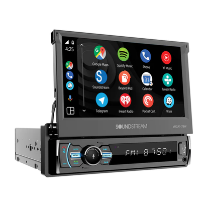 Soundstream VRCA1-78W 7" Digital Media Receiver w/ Apple CarPlay & Android Auto