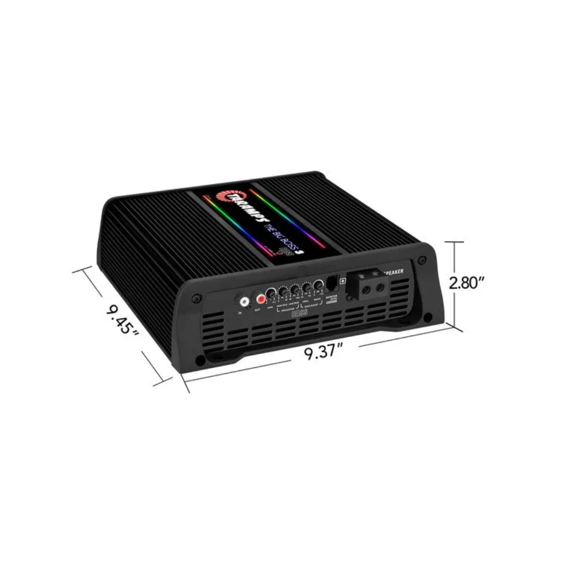 Taramps THE BIG BOSS 3 BASS Monoblock 3000W RMS 0.5 to 2 Ohms Amplifier (Black)