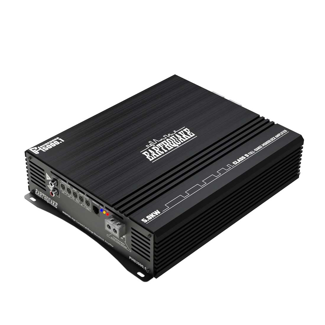 Earthquake Sound PHS5000.1 Monoblock 5500W RMS Class-D 1-Ohm Stable Amplifier