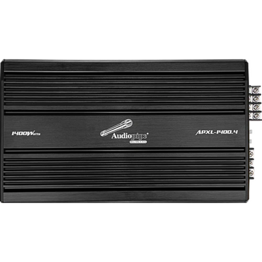 Audiopipe APXL-1400.4 4-Channel 1400 Watts Class-AB Mosfet Car Audio Amplifier