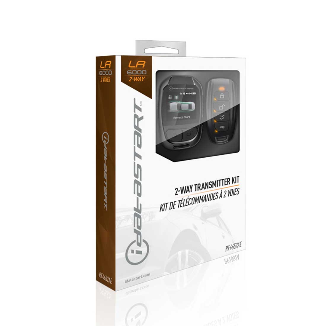 iDataStart RF4652AE 2-Way LCD 5-Buttons 6000ft. Long Range Remote Upgrade RF Kit