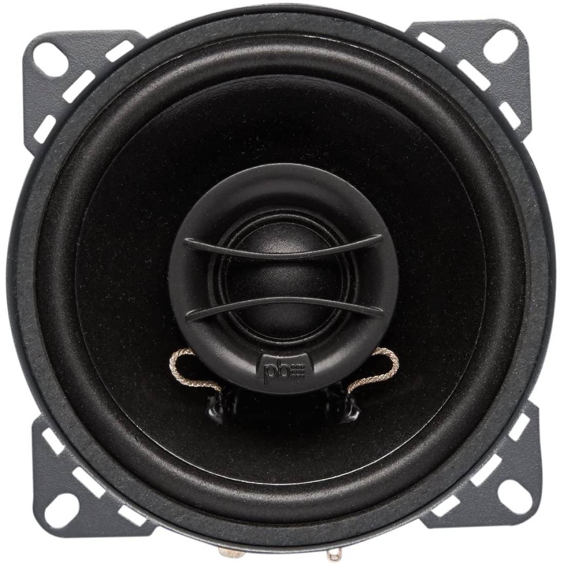 POWERBASS S-4002 4" 2-Way 105 Watts Max Power Full-Range Coaxial Car Audio Speakers