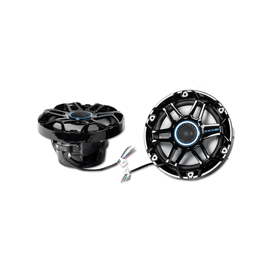 Nemesis Audio SOAK-65 6.5" 2-Way 400W Max 4-Ohms Marine Speakers w/ RGB (Pair)