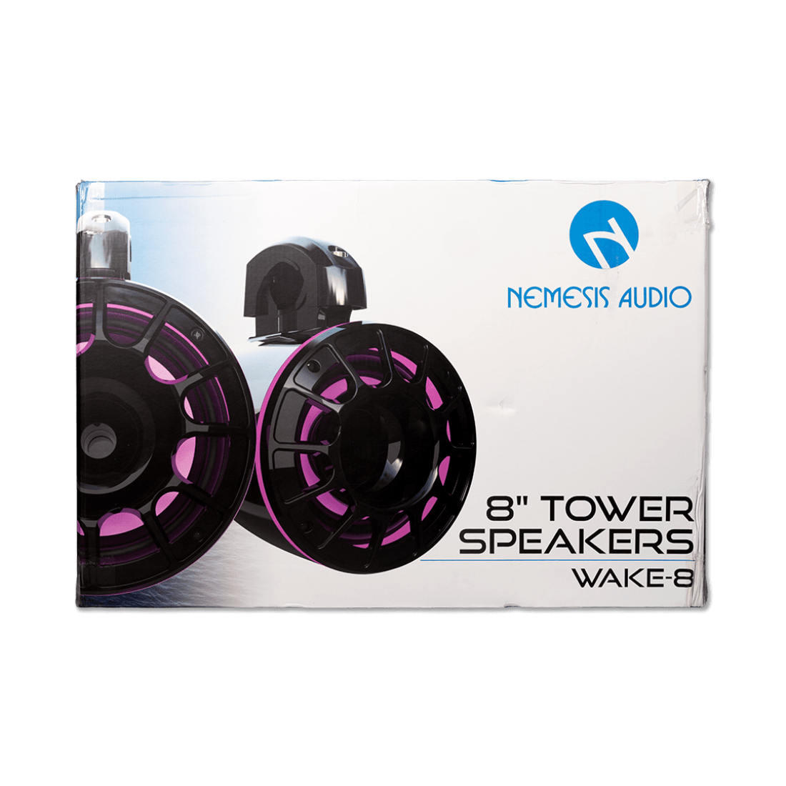 Nemesis Audio WAKE-8 8" 1000W Peak Tower Speakers w/ Horn Loaded Drivers & RGB