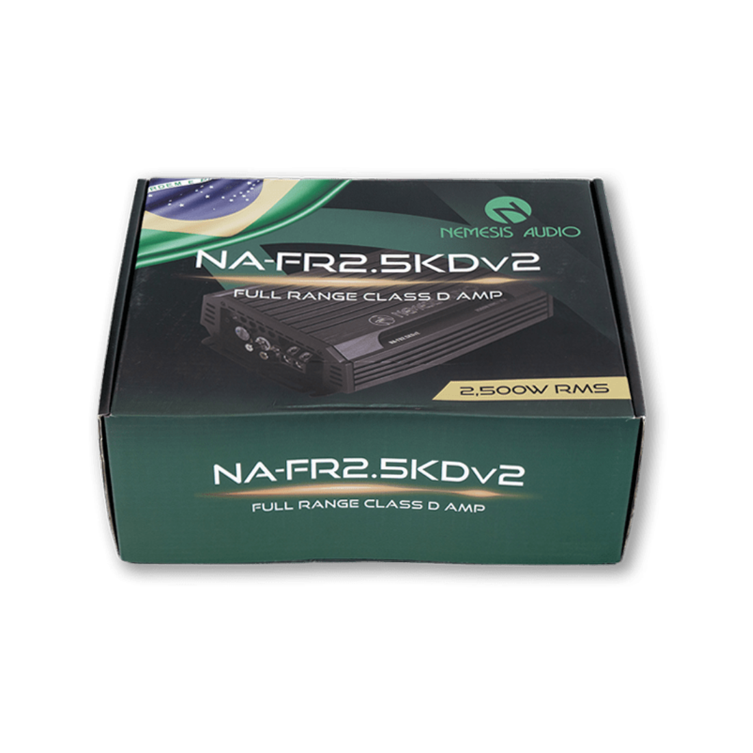 Nemesis Audio NA-FR2.5KDV2 Monoblock 2690W RMS Full-Range Class-D Car Amplifier