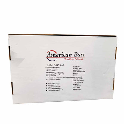 American Bass AB-3X 3-Way Car Audio Active Electronic Crossover