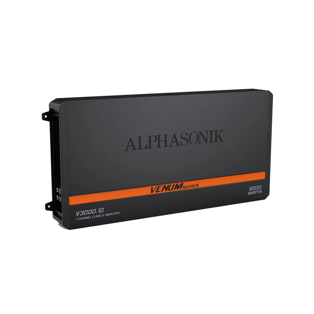 Alphasonik V3000.1D 1-CH Monoblock 6000W Class-D Amplifier w/ Remote Bass Knob
