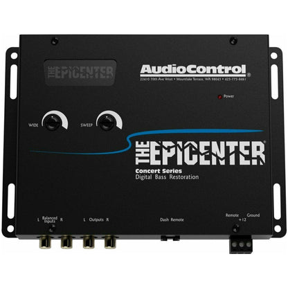 AudioControl The Epicenter Digital Bass Restoration Processor Black Concert Series