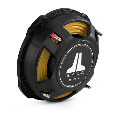 JL Audio 12TW3-D4 12" 400W RMS Dual 4-Ohm Voice Coil DVC Shallow Mount Subwoofer