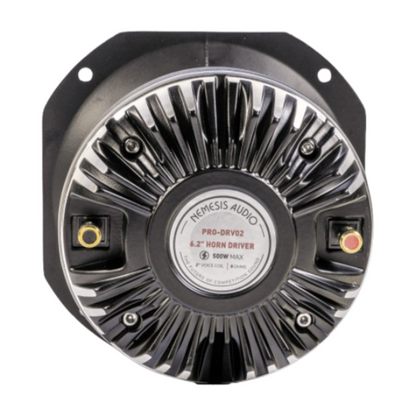Nemesis Audio PRO-DRV02 6.2" 500W Peak 4-Ohm 2" Voice Coil Horn Driver (Single)