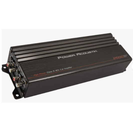 Power Acoustik MICRO4-2500D 4-Channel 2500W Class-D Full-Range Compact Amplifier