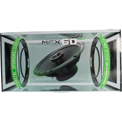 Deaf Bonce MFX-60 Machete 6.5" 100W Max 4-Ohm Car Audio Coaxial Speakers (Pair)
