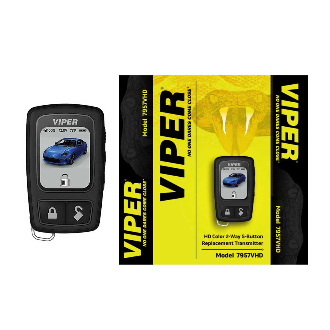 Viper 7957VHD 2-Way 5-Button HD Color LCD Remote Start Transmitter 3 Mile Range