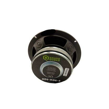 SoundQubed HDS-MB6-4 6.5" 300W Max 4-Ohm Midbass w/ Water-Resistant Dome Cap