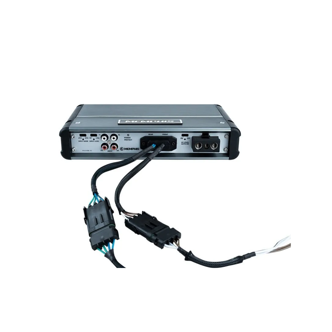 Memphis Audio MM500.4V 4-Channel 125W RMS @ 2-Ohm IPX5 Rated Marine Amplifier