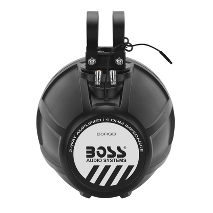 Boss Audio B6RGB 6.5" Marine Roll Cage ATV/UTV Waketower Bluetooth Speaker Pods