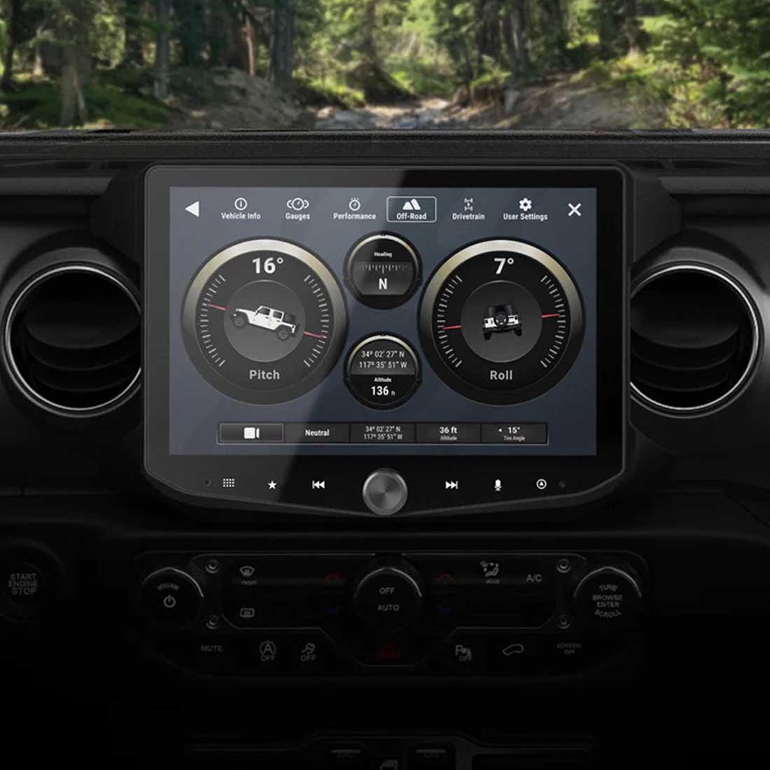 PAC SRK-JW18HX Integration & Install Kit for HORIZON10 In Select Jeep 2018-2023
