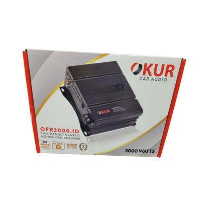 OKUR OFR3000.1D Full-Range Class D Monoblock Amplifier 3000W High-Performance
