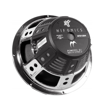 Hifonics HFX12D4 800 W Max 12" Dual 4-Ohm Voice Coil DVC Car Audio Subwoofer