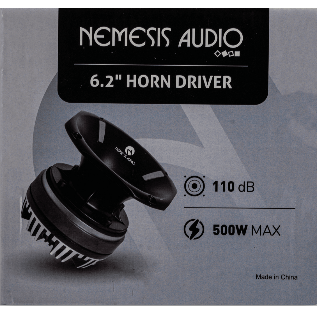 Nemesis Audio PRO-DRV02 6.2" 500W Peak 4-Ohm 2" Voice Coil Horn Driver (Single)
