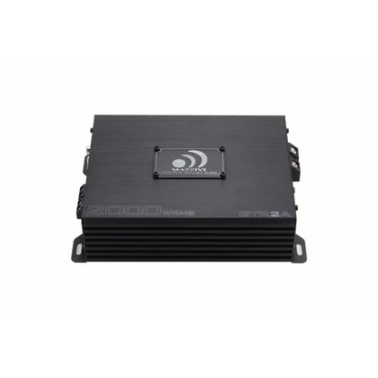 Massive Audio GTR2A 1-CH Monoblock 4060W Peak 1-Ohm Stable Class-D Car Amplifier