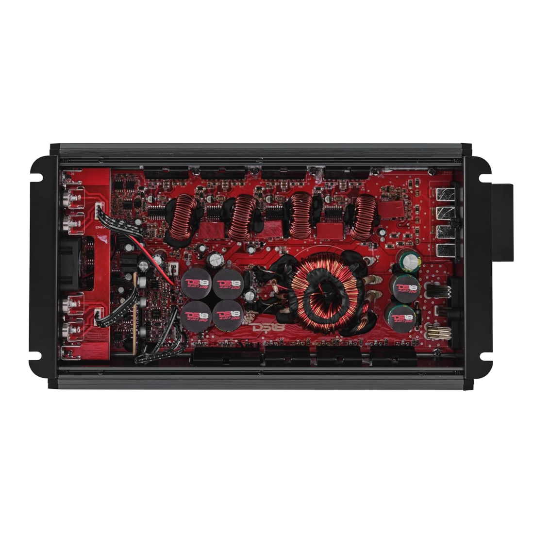 DS18 FRP-2.4K4/TI 4-Channel 2400W RMS Full-Range Class-D Amplifier (Titanium)