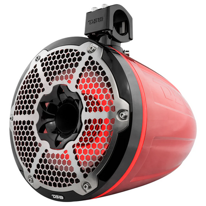 DS18 NXL-X10TPNEO/RD 10" 2-Way 900W Max 4-Ohm Marine Powersports Tower Speakers