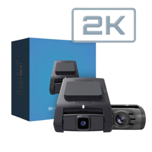 Momento M8 Pro MD-8200 3-Channel 2K UHD Front & Rear Dash Camera w/ Built-in GPS