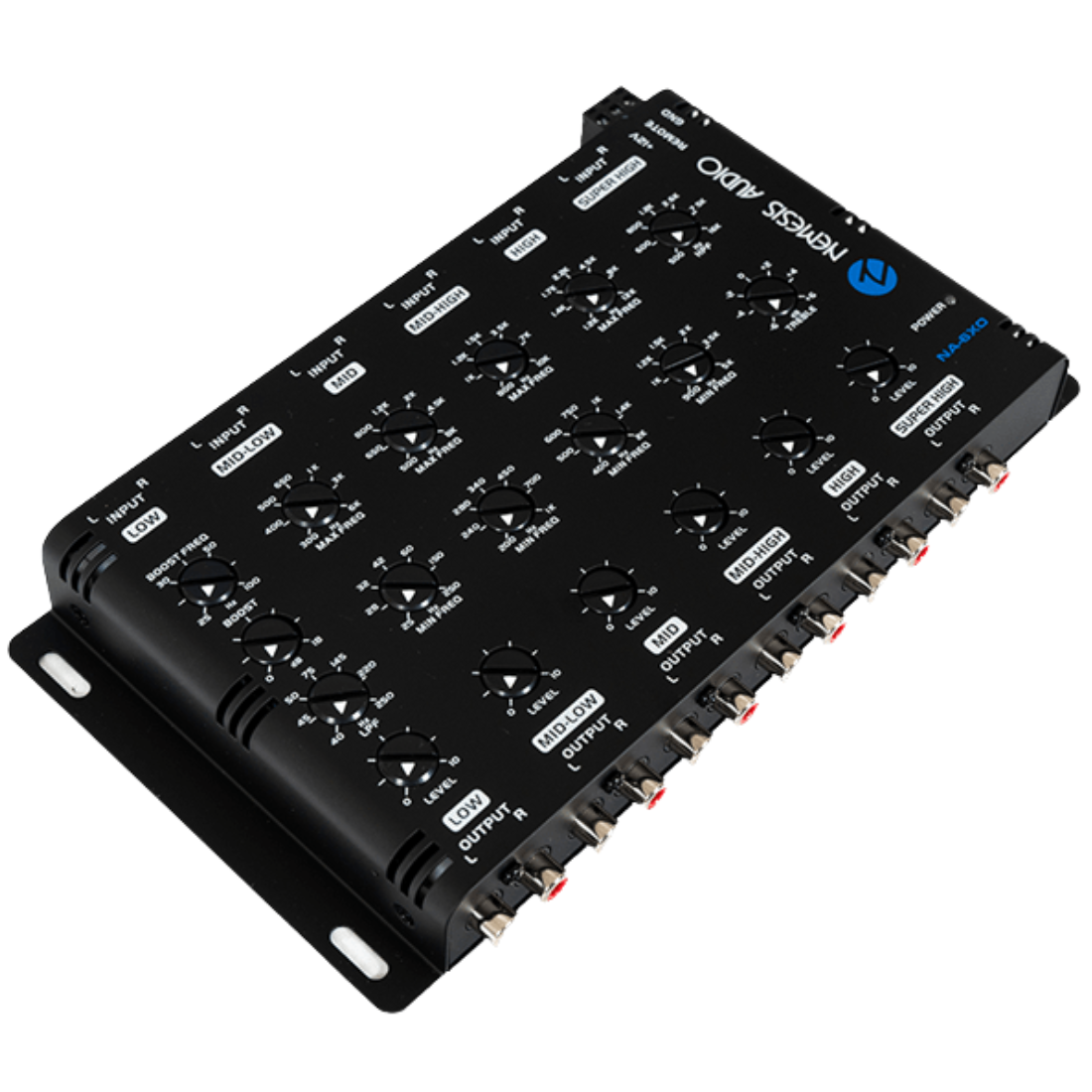 Nemesis Audio NA-6XO 6-Way Car Stereo Electronic Crossover with 8V Output