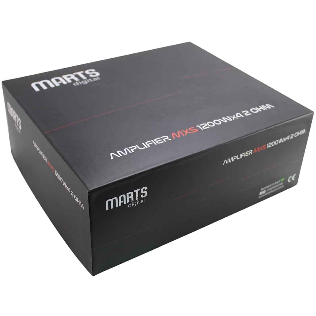Marts Digital MXS 1200WX4 2-OHM 4-Channel 1200W Full Range Class-D Car Amplifier
