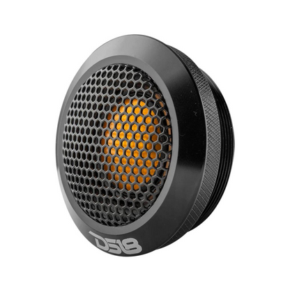 DS18 DTX 2.2" 60W Peak 4-Ohms Car Audio Titanium Dome Tweeter w/ Aluminum Body