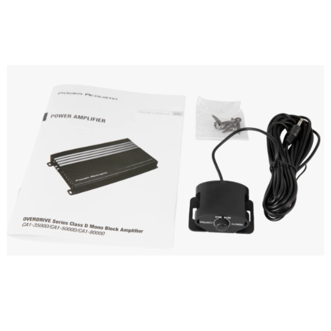 Power Acoustik CA1-8000D 1-CH Monoblock 8000W Max Class-D Car Audio Amplifier