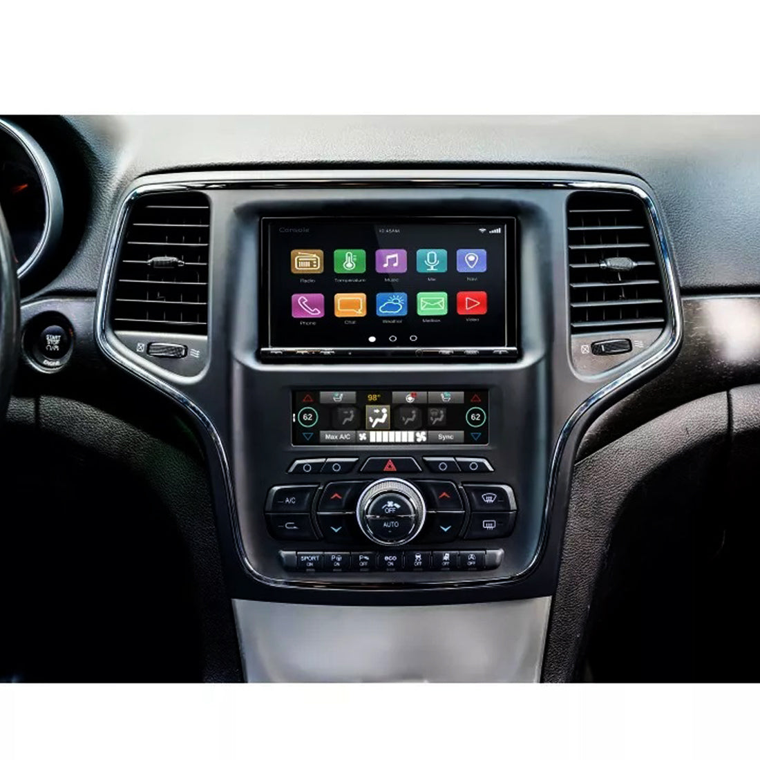 PAC RPK4-CH4103 Dash Kit w/ Integrated Climate Controls for Jeep Grand Cherokee