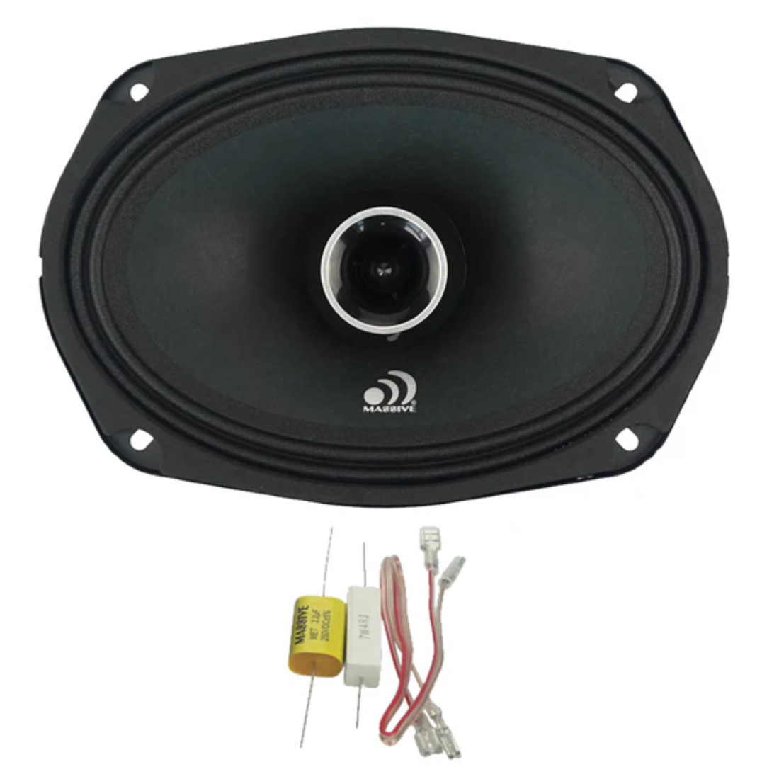 Massive Audio P69XV2 6" x 9" 2-Way 300W Peak 4-Ohm Coaxial Pro Audio Speaker
