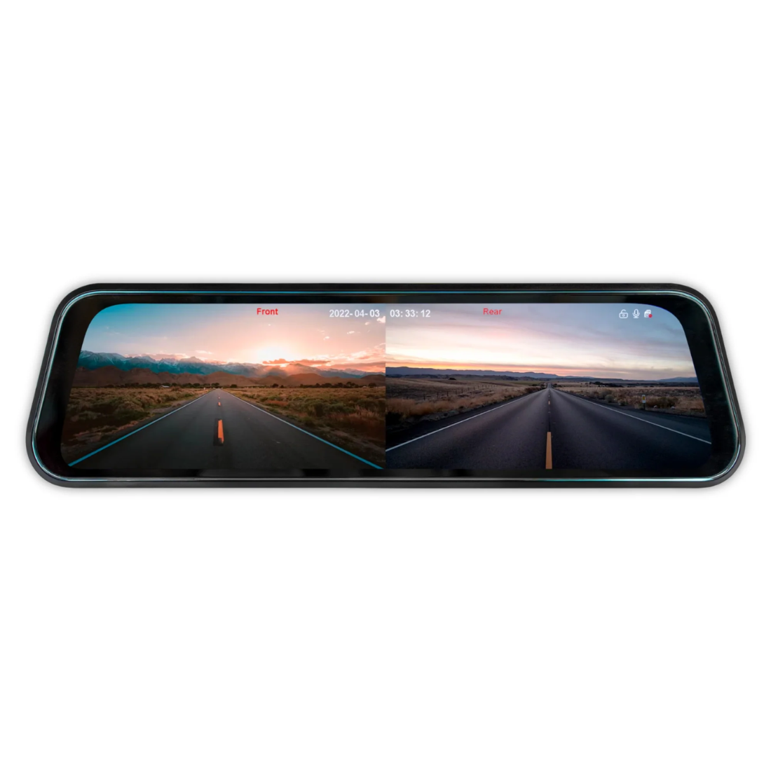 Pipeman's IS-RVDVR-99 9.66" Rear-View Mirror Monitor w/ Digital Video Recorder