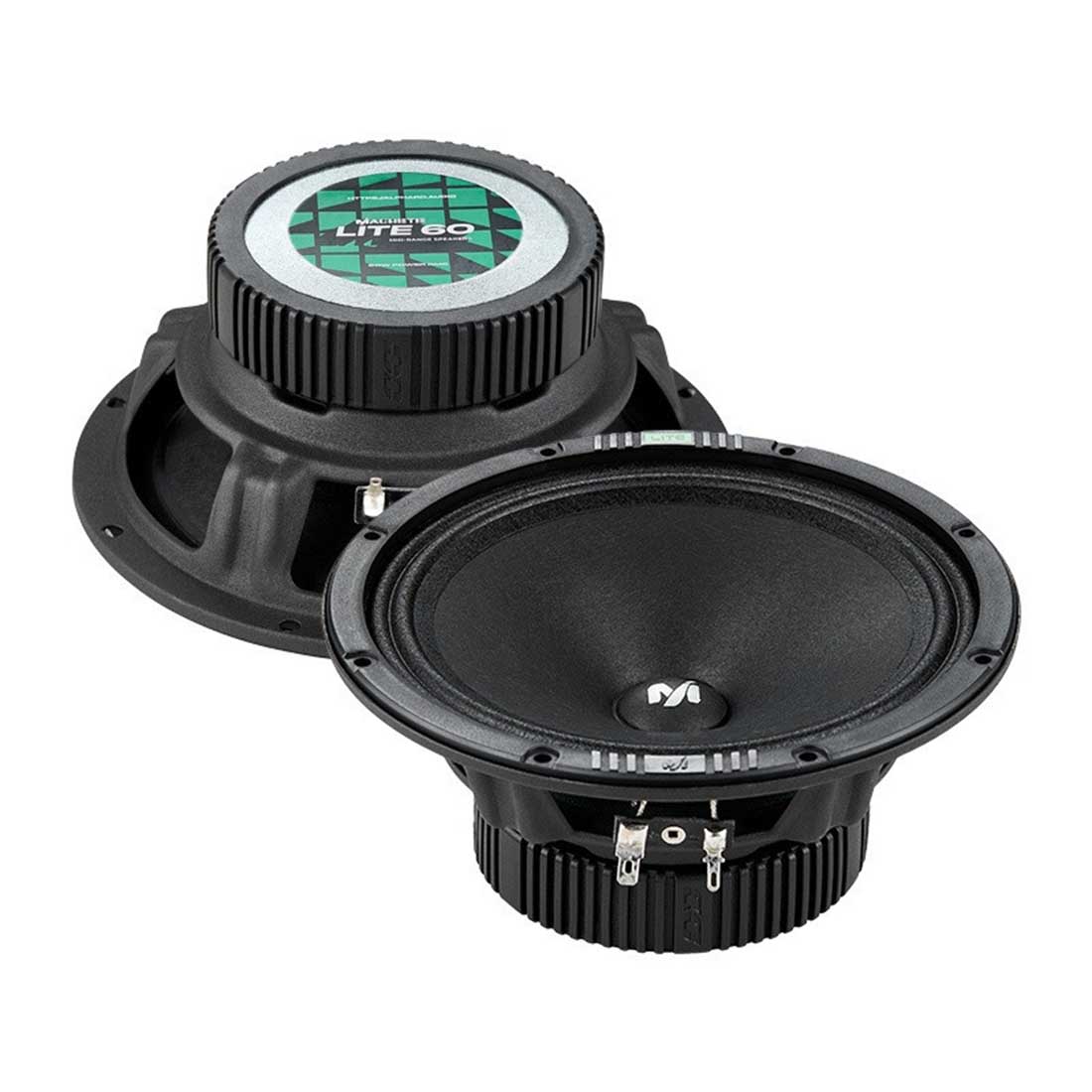 Deaf Bonce Machete Lite 60 6.5" 160W Max 4-Ohm Car Mid-Range Speakers (Pair)