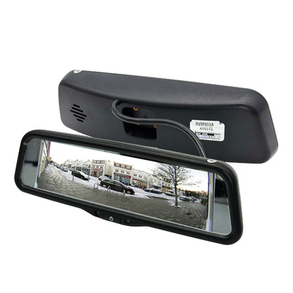 Accele RVM903A 9.6" LCD Super Widescreen OEM Glass-Mount Rearview Mirror Monitor