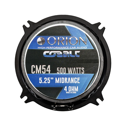 Orion CM54 5.25" 500W Peak 4-Ohm 1.2" VC Car Audio Midrange Speakers (Pair)