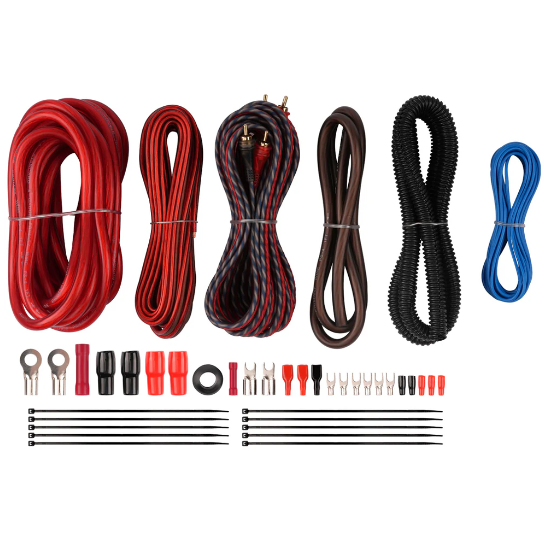 Audiopipe PK-2500EX 4 Gauge Power Install Kit for 1 Amplifier - Up To 1200W RMS