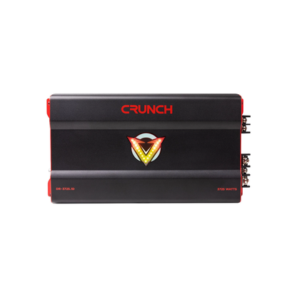 Crunch DR-3725.1D 1-CH Monoblock 3725W Max Class-D Car Amplifier w/ Bass Remote