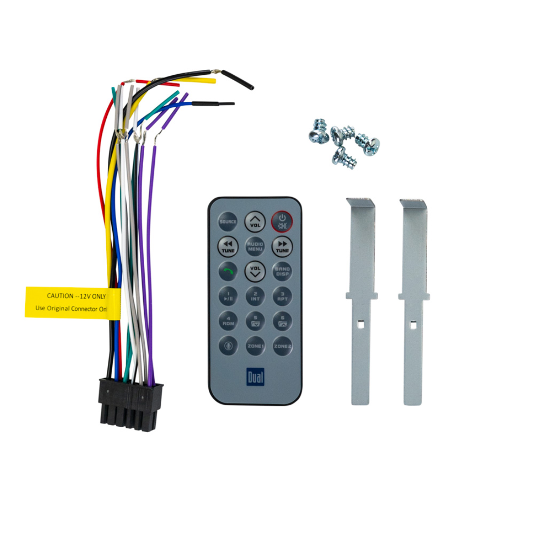 Dual MXCP132 1-DIN Digital Media Receiver w/ 6.5" Speakers Marine Audio Package