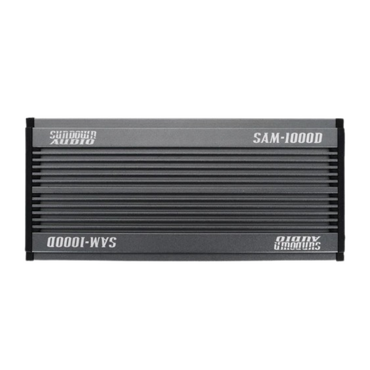 Sundown Audio SAM-1000D Monoblock 1000W Marine Powersports Class-D Amplifier