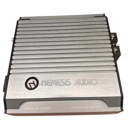 Nemesis Audio GENIUS-1500D Monoblock 1500W RMS Constant Power Class-D Amplifier