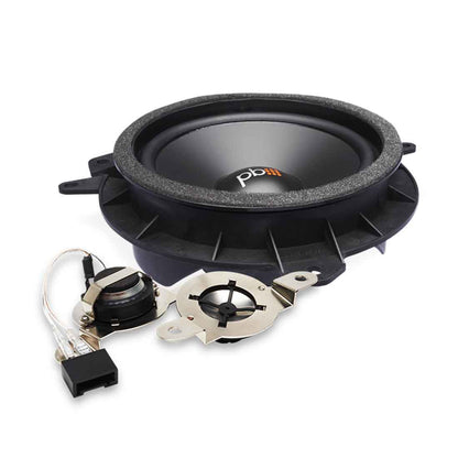 PowerBass OE65C-TY 6.5" 120W Max 4-Ohm Component Speaker System for Toyota/Lexus