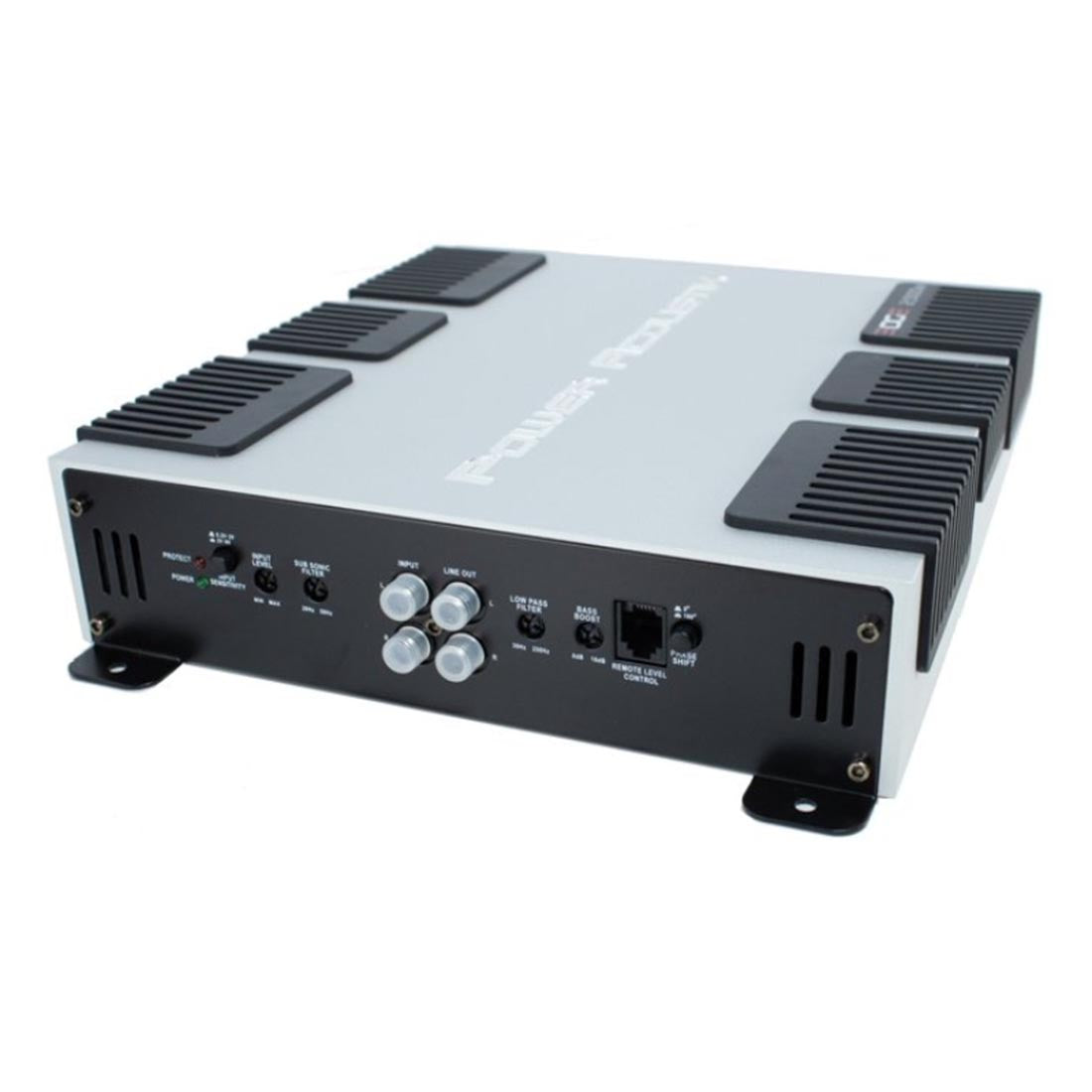 Power Acoustik EG1-2500D 2500 Watts Max 1 Ohm Monoblock Class D Car Audio Amplifier
