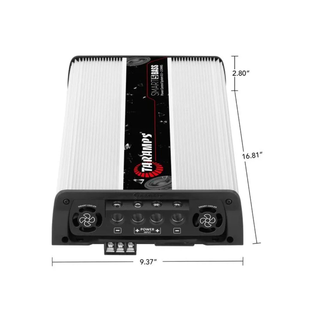 Taramps SMART 5 BASS 1-CH Monoblock 5000W RMS 0.5~2-Ohms Stable Car Amplifier