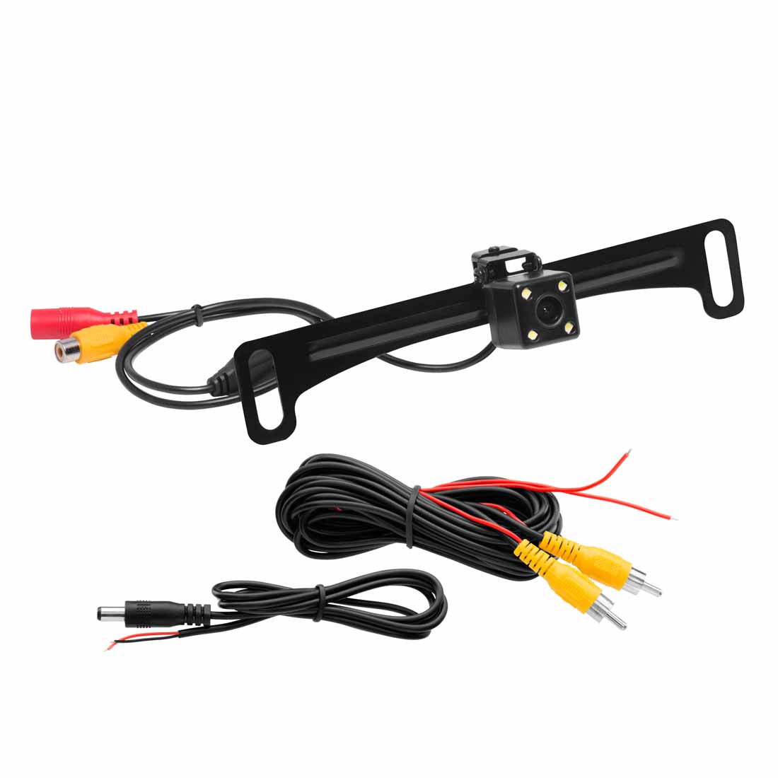 Planet Audio PCAM40B Rear-View License Plate Mount High-Resolution Color Camera