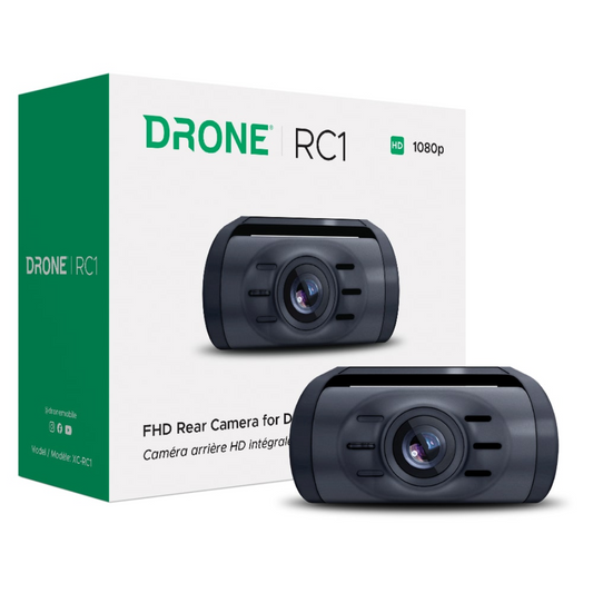 DroneMobile XC-RC1 Full HD 1080p Rear Camera Add-On for Drone XC Dash Cam