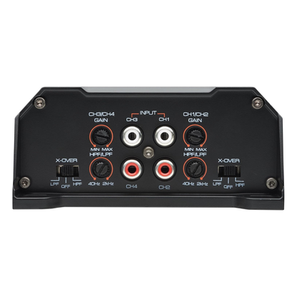 PowerBass PBM-600.4 4-Channel 600 Watts Class-D Full-Range Car Mini Amplifier