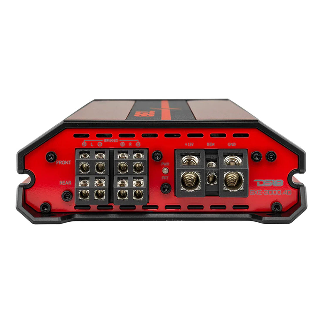 DS18 SXE-3000.4D/RD 4-Channel 3000W Peak Class-D Full Range Car Amplifier (RED)